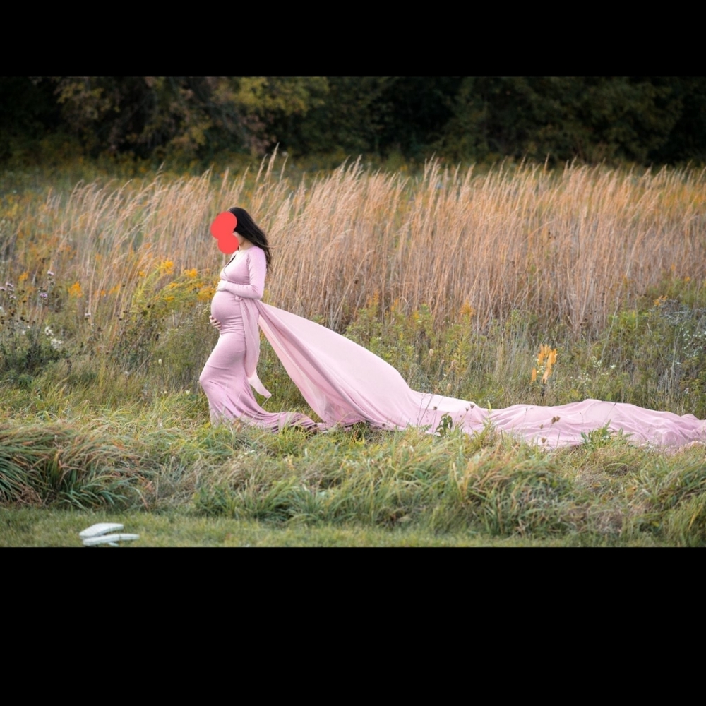 EUC Boutique maternity gown photoshoot
